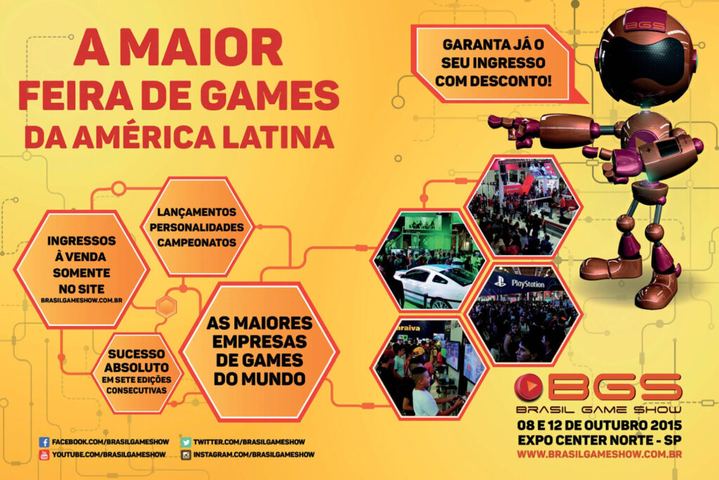 Propaganda Brasil Game Show - Revista Oficial do Brasil 203 - 2015