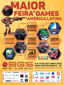 Propaganda Brasil Game Show - Revista PlayStation 208 - 2015