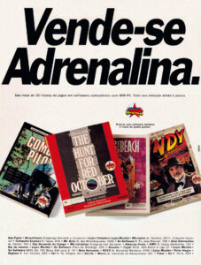 Propaganda Brasoft Games - Ação Games 08 - 1991