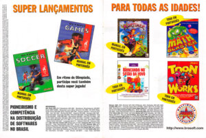 Propaganda Brasoft Games - Computer Games 25 - 1996