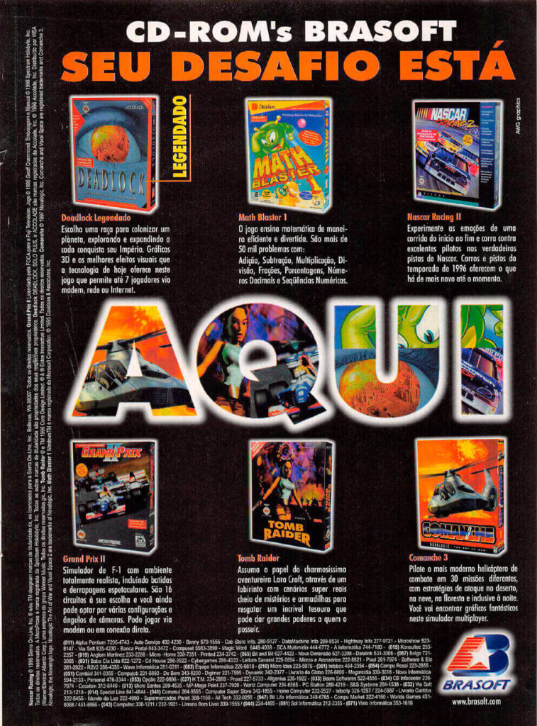 Propaganda Brasoft - PC Multimídia 08 - 1997