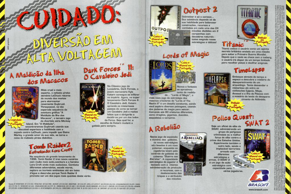 Propaganda Brasoft - Revista do CD-Rom 29 - 1997