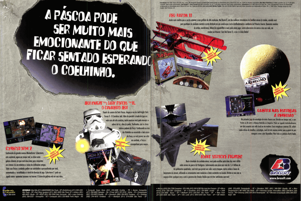 Propaganda Brasoft - Revista do CD-Rom 33 - 1998