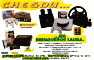 Propaganda Brinquedos Laura - Ação Games 110 - 1996