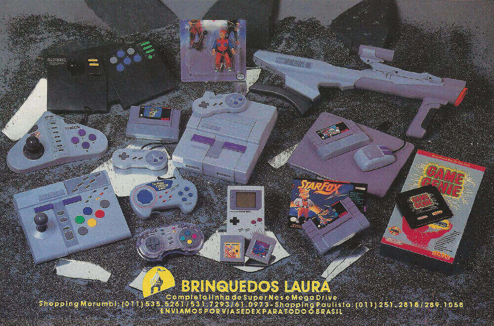 Propaganda Brinquedos Laura - Ação Games 48 - 1993