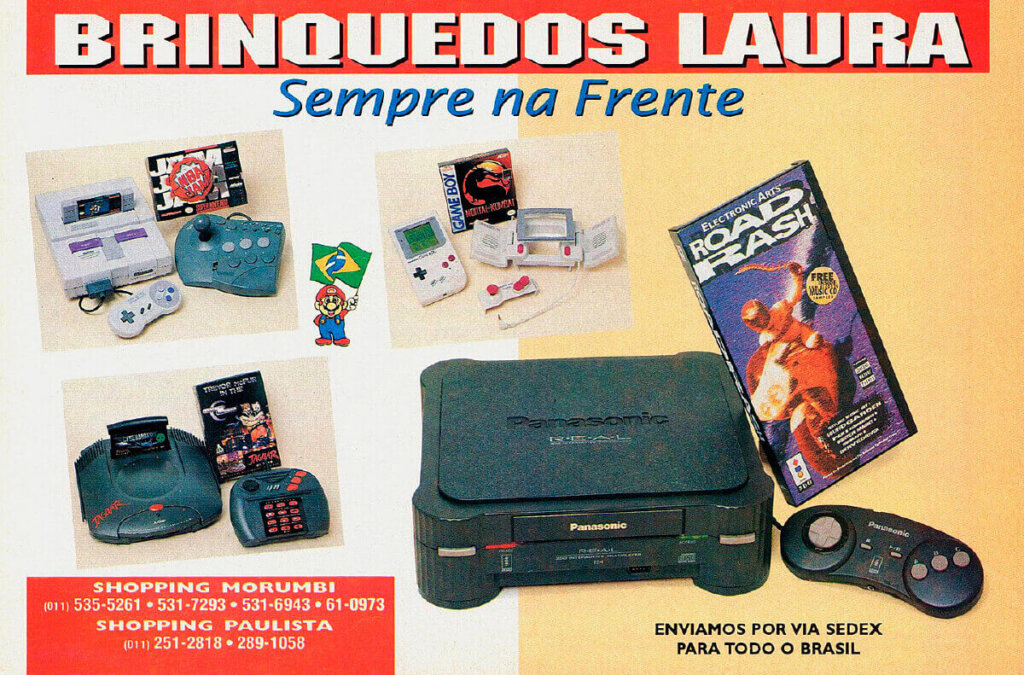 Propaganda Brinquedos Laura - SuperGamePower 07 - 1994