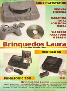 Propaganda Brinquedos Laura - SuperGamePower 19 - 1995