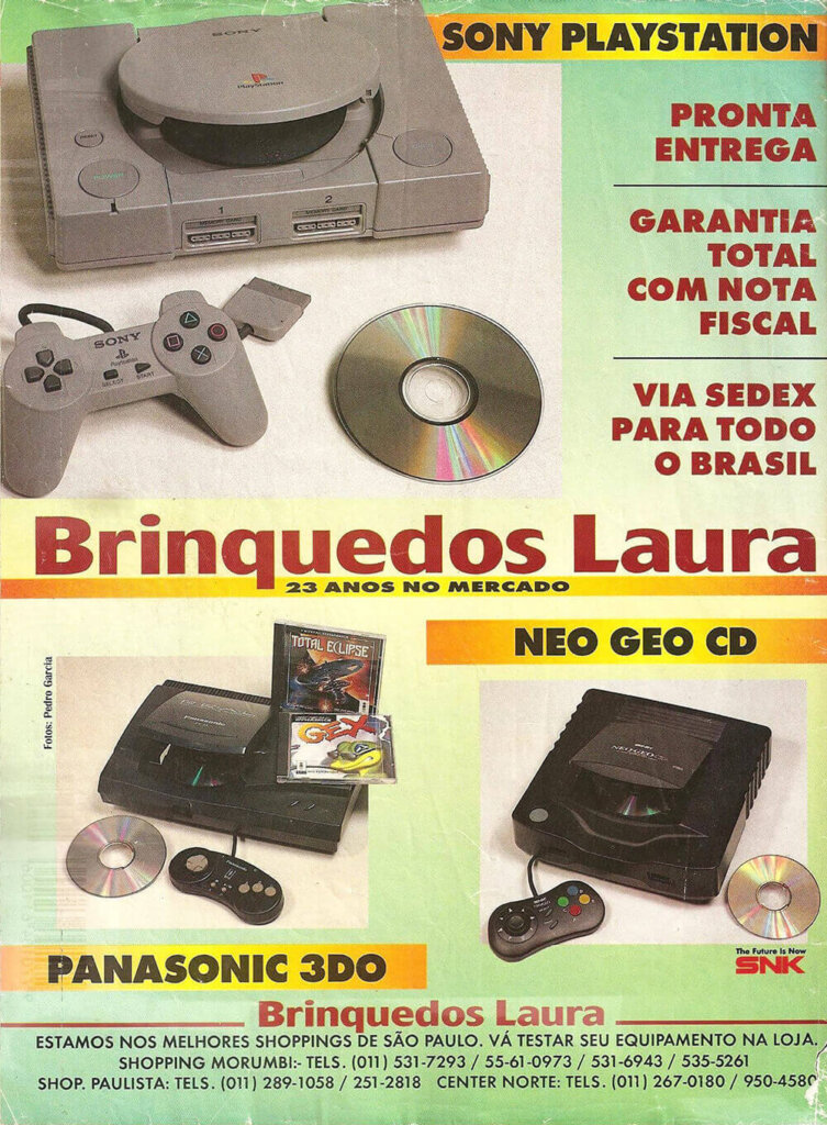 Propaganda Brinquedos Laura - SuperGamePower 19 - 1995