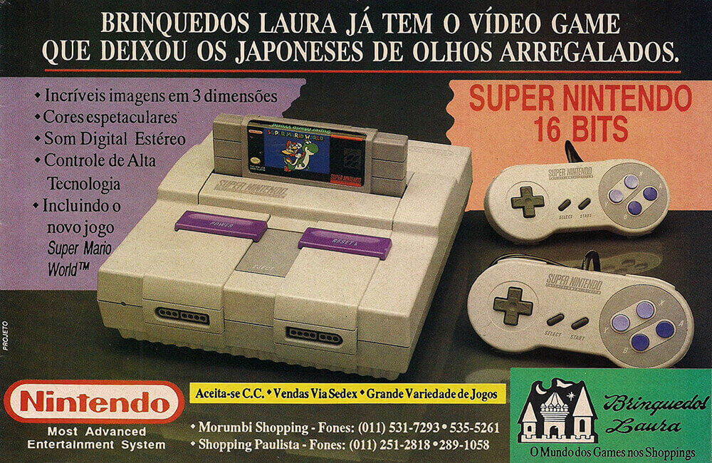 Propaganda Brinquedos Laura - VideoGame 09 - 1991