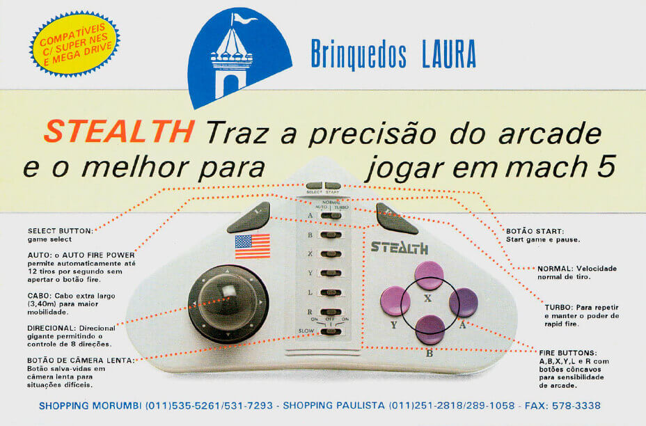Propaganda Brinquedos Laura - VideoGame 23 - 1993