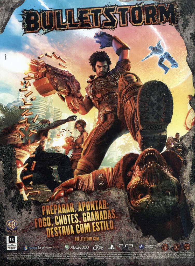 Propaganda Bulletstorm - Dicas & Truques para PlayStation 145 - 2011