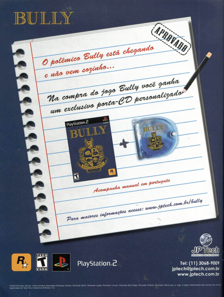 Propaganda Bully - Dicas & Truques para PlayStation 94 - 2006