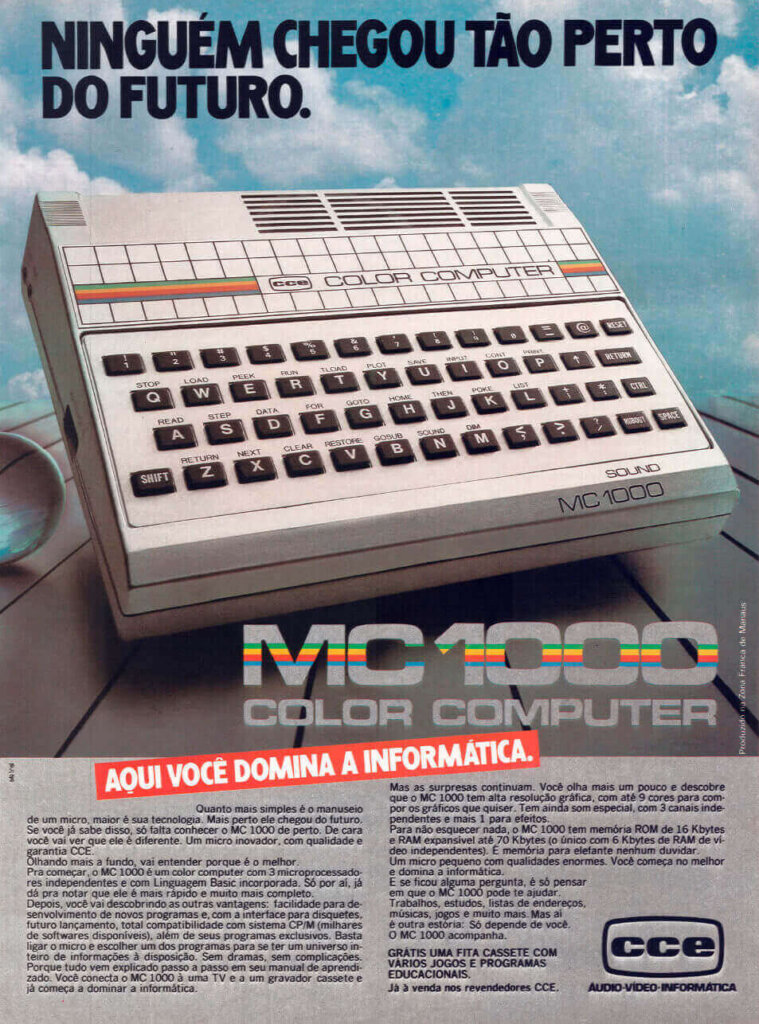 Propaganda CCE - Micro Mundo 27 - 1985