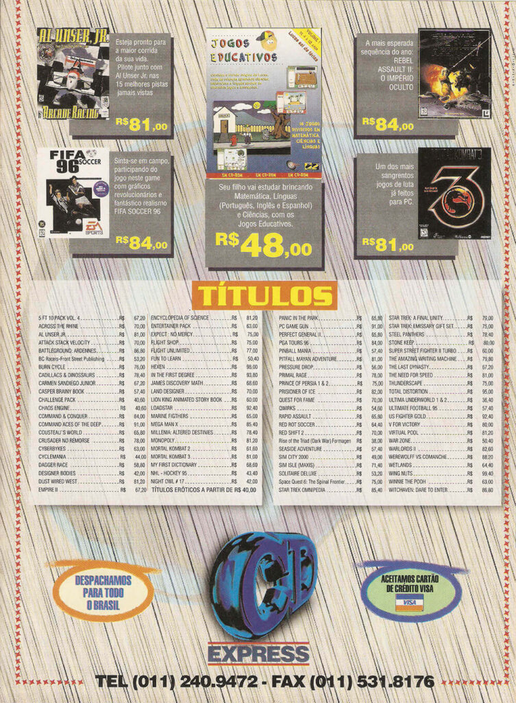 Propaganda CD Express - Computer Games 18 -1995