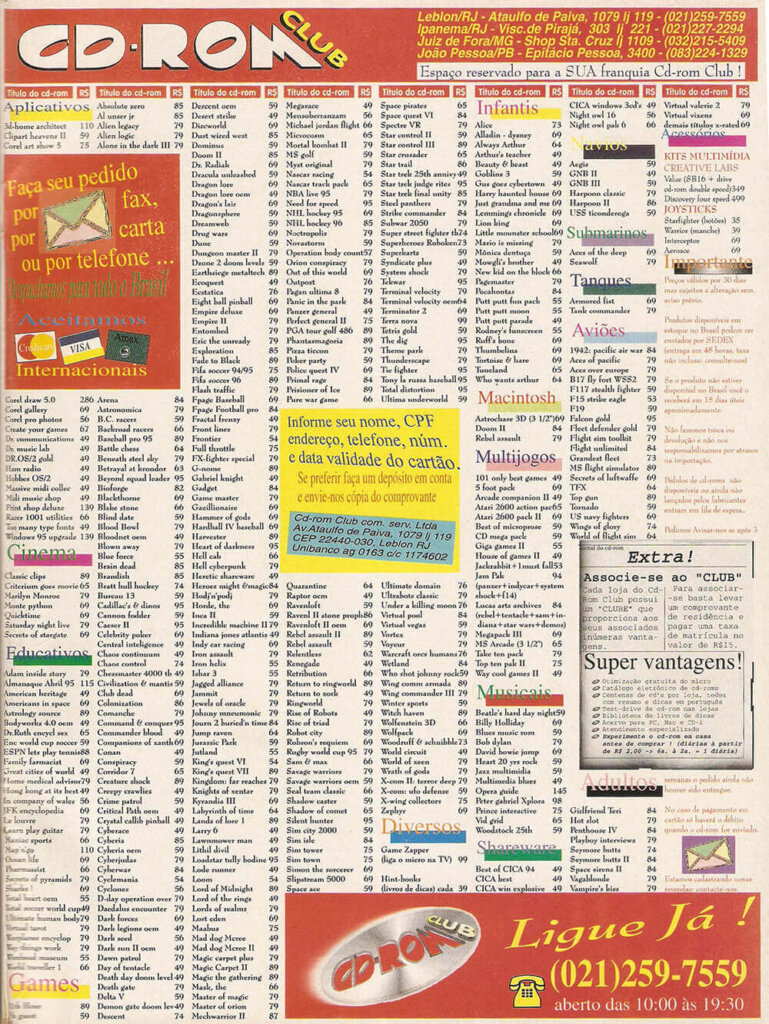 Propaganda CD Rom Club - Computer Games 16 - 1995