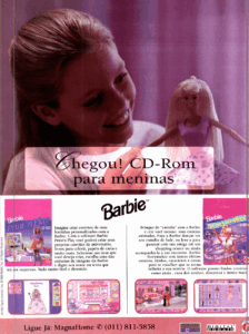 Propaganda CD-Rom da Barbie - Revista do CD-Rom 19 - 1997