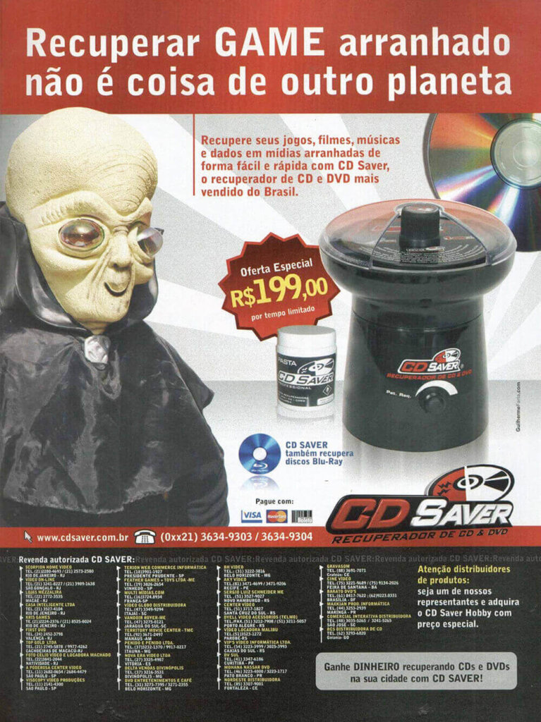 Propaganda CD Saver - Dicas & Truques para PlayStation 132 - 2010