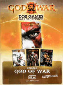 Propaganda Cadernos God of War Tilibra - Revista PlayStation 160 - 2012