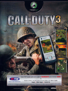 Propaganda Call of Duty 3 (TIM) - EGM Brasil 65 - 2007