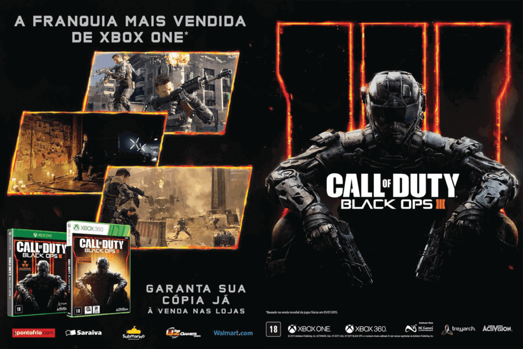 Propaganda Call of Duty Black Ops 3 - Revista Oficial Xbox 114 - 2015