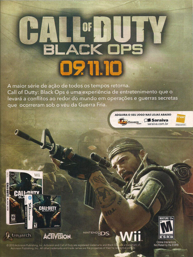 Propaganda Call of Duty Black Ops - Nintendo World 140 - 2010