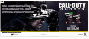 Propaganda Call of Duty Ghosts (Saraiva) - EGW 145 - 2013