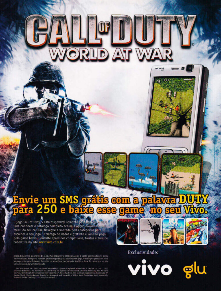Propaganda Call of Duty World at War - Revista Xbox 360 25 - 2008