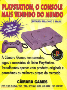 Propaganda Câmara Games - Dicas & Truques para PlayStation 02 - 1999