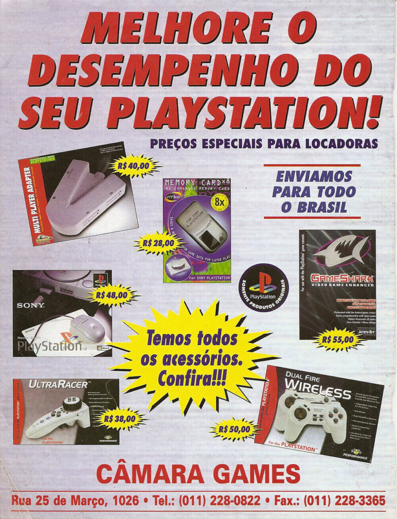 Propaganda Câmara Games - SuperGamePower Especial 10 - 1998