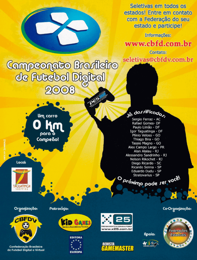 Propaganda Campeonato Brasil de Futebol Digital 2008 - Game Master 43