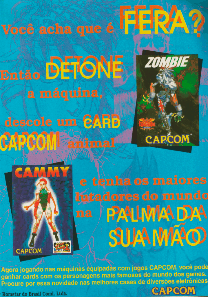Propaganda Cards Capcom - VideoGame 62 - 1996
