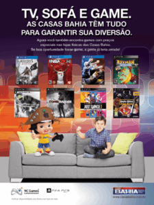 Propaganda Casas Bahia - PlayStation 193 - 2014
