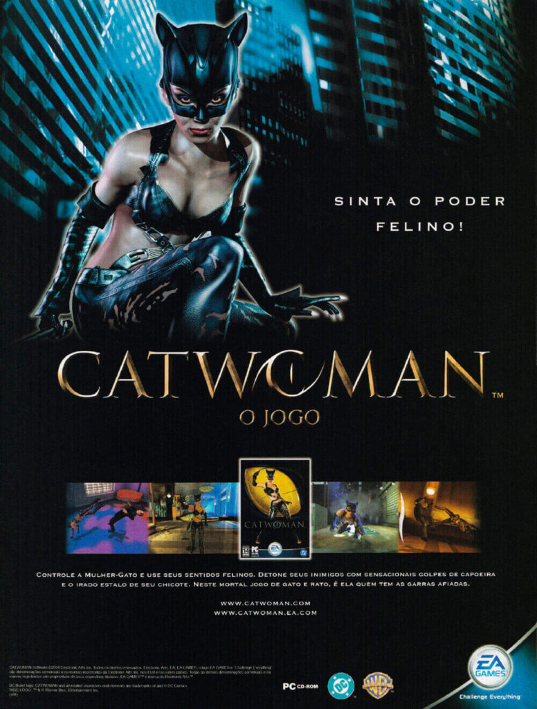 Propaganda Catwoman - EGM Brasil 30 - 2004