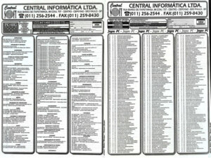 Propaganda Central Informática - CPU PC 05 - 1993