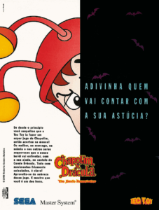 Propaganda Chapolim x Drácula - Ação Games 60 - 1994