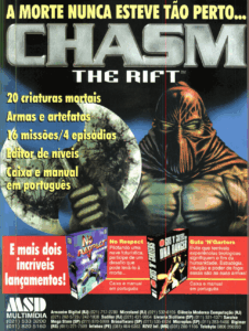 Propaganda Chasm The Rift - Revista do CD-Rom 33 - 1998