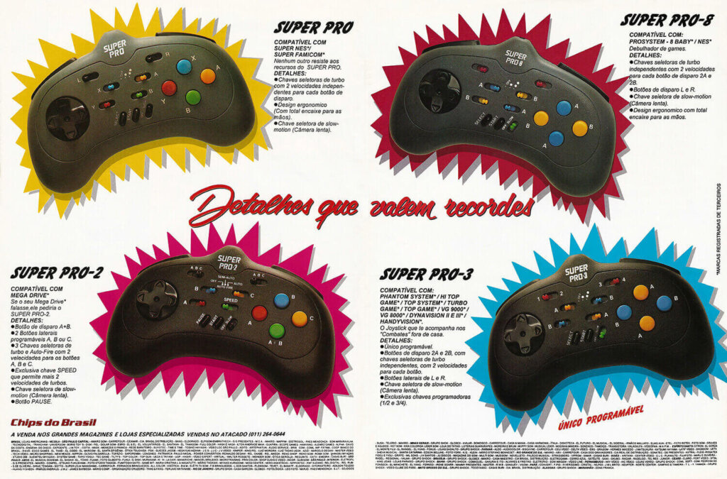 Propaganda Chips do Brasil - Ação Games 67 - 1994