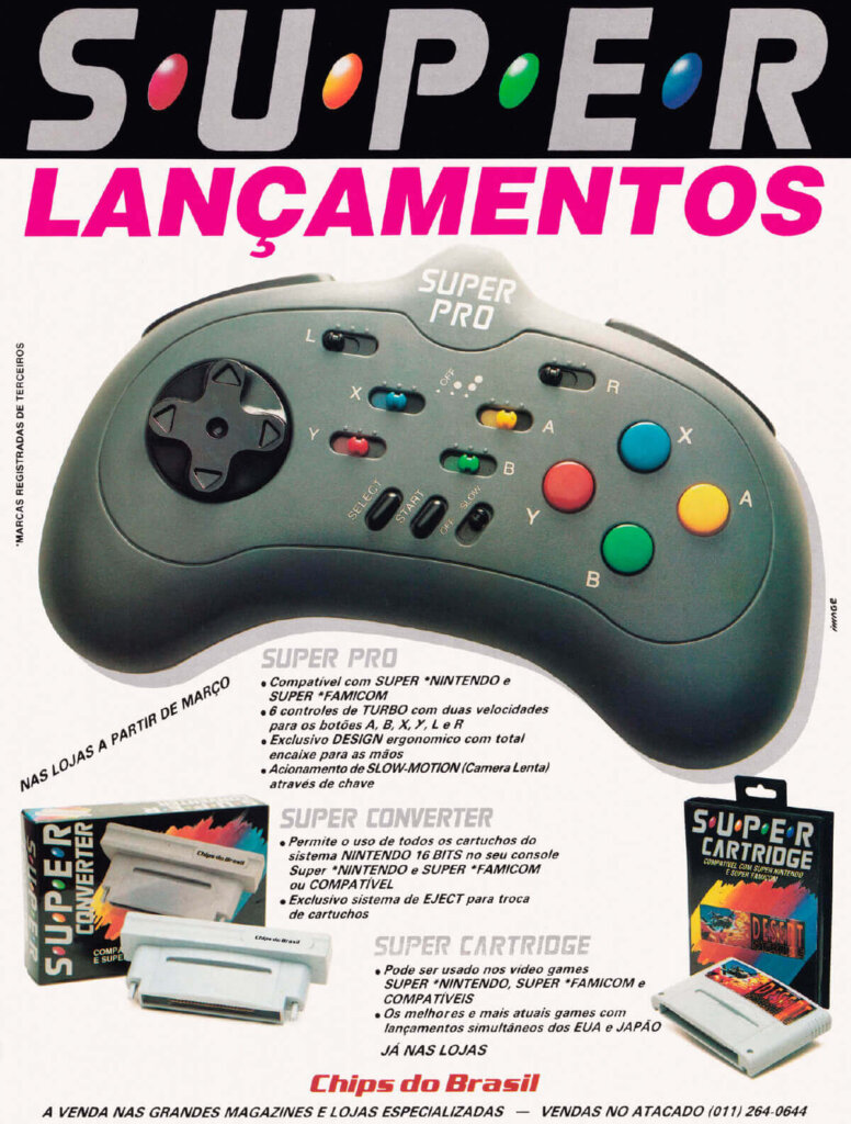 Propaganda Chips do Brasil - GamePower 08 - 1993