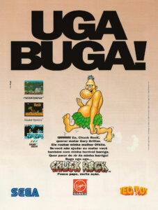 Propaganda Chuck Rock - Ação Games 40 - 1993