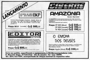 Propaganda Ciberne - Micro Sistemas 60 - 1986