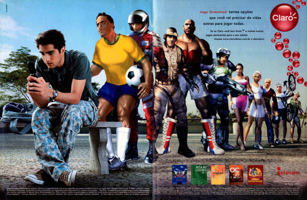 Propaganda Claro - EGM PC 12 - 2006