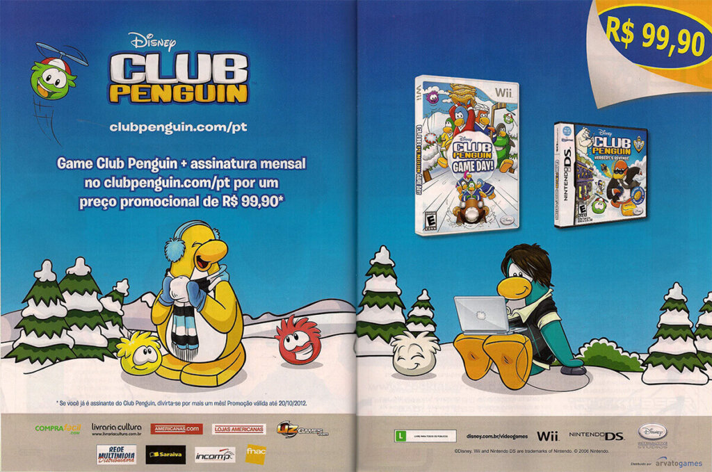 Propaganda Club Penguin - Nintendo World 145 - 2011