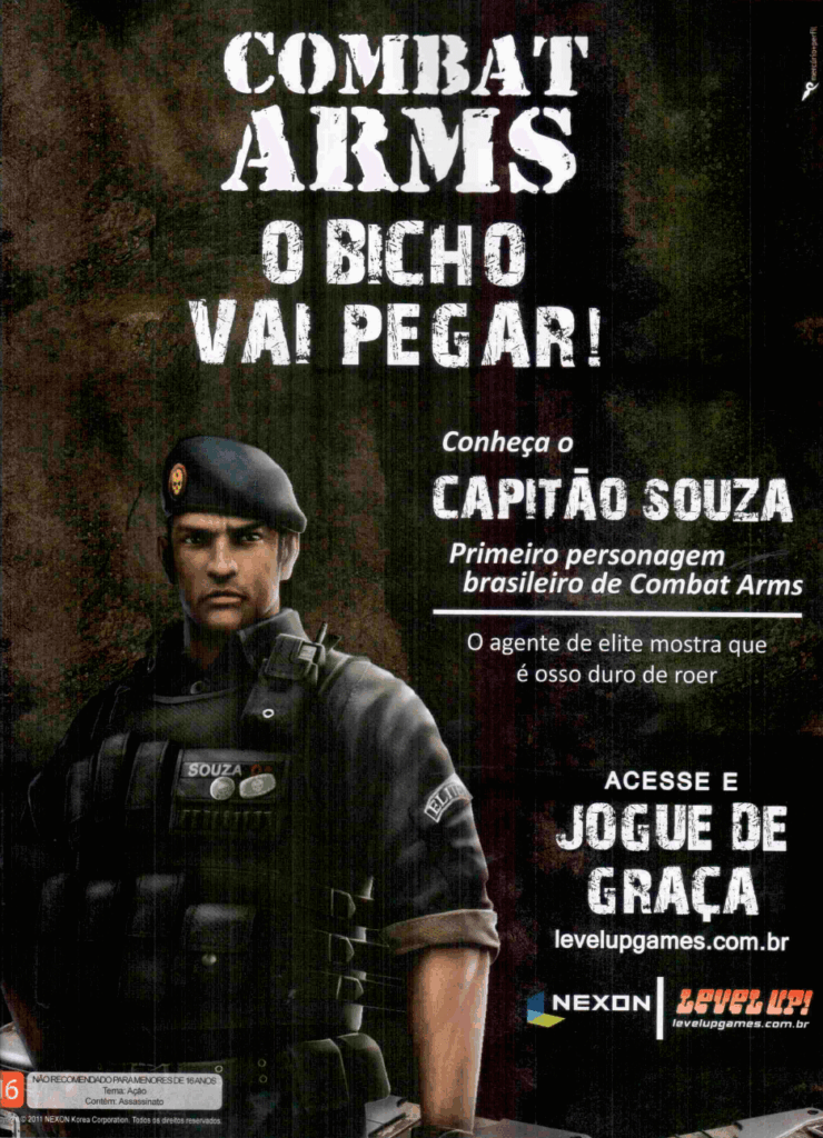 Propaganda Combat Arms - Revista PlayStation 160 - 2012