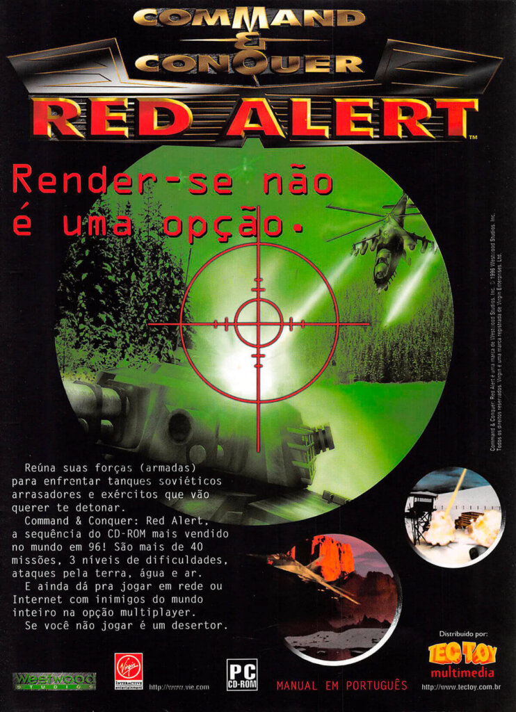 Propaganda Command & Conquer Red Alert - Computer Games 31 - 1997