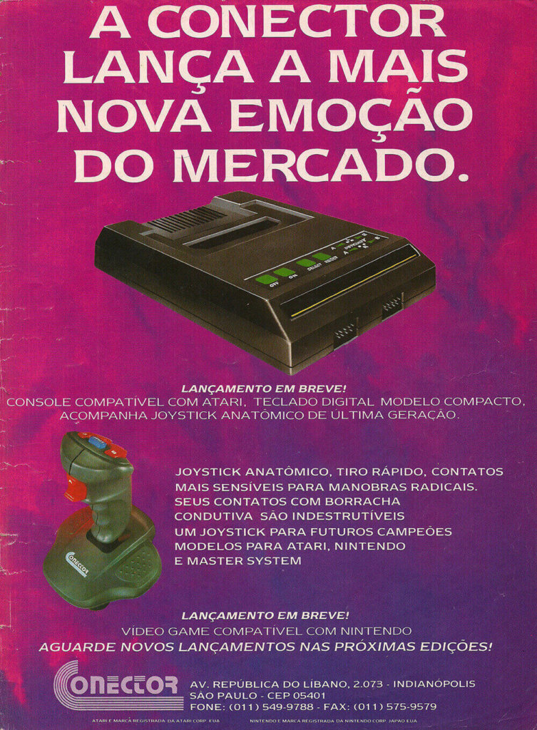 Propaganda Conector - VideoGame 07 - 1991