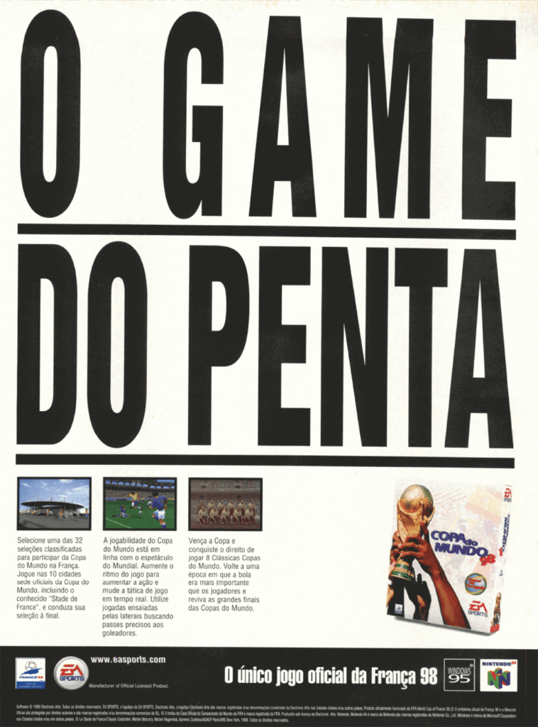 Propaganda Copa do Mundo 98 - BIGMAX 21 - 1998