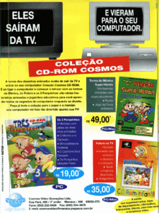 Propaganda Cosmos Multimídia - Revista do CD-Rom 17 - 1996