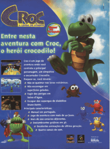 Propaganda Croc A Lenda de Gobbos - BIGMAX 19 - 1998