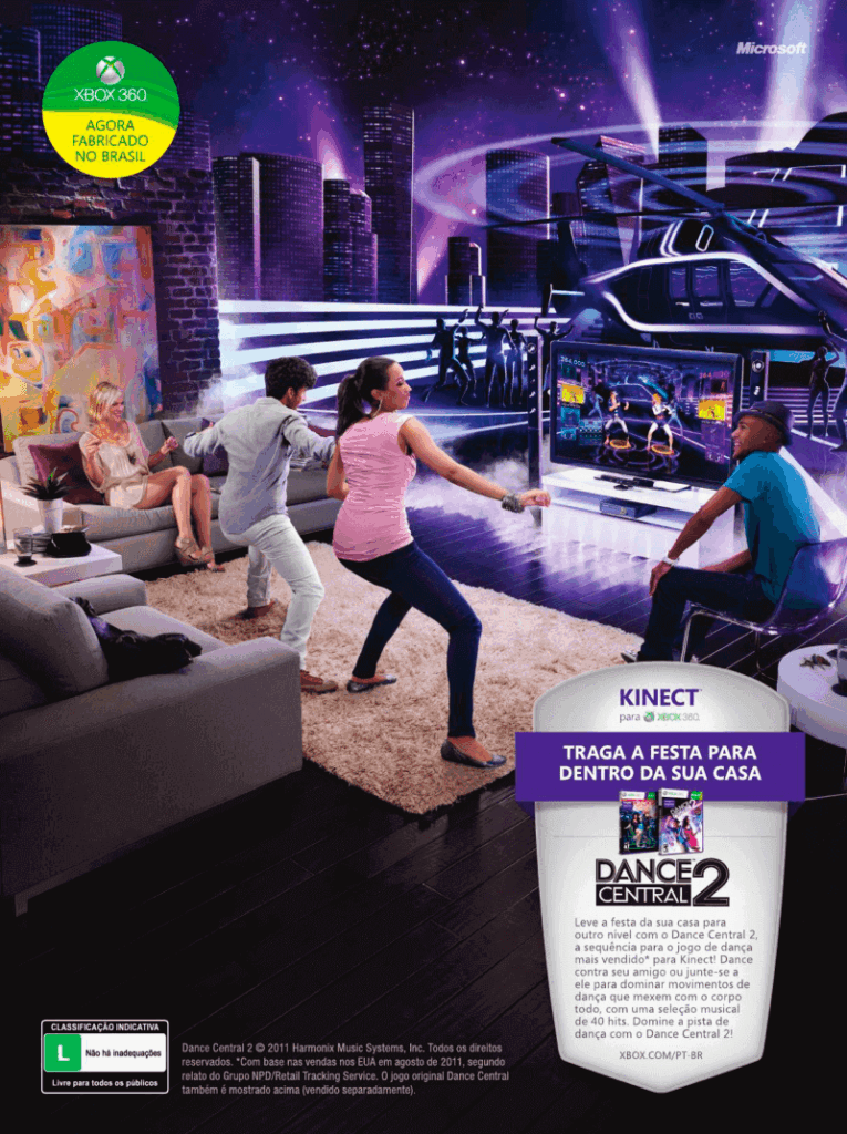 Propaganda Dance Central 2 - Xbox 360 60 - 2011