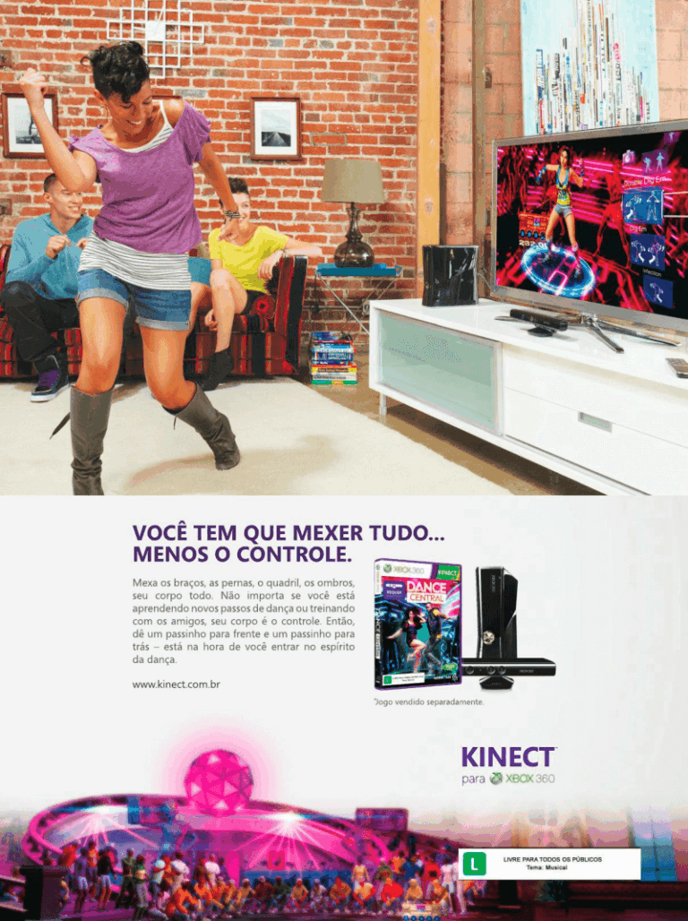 Propaganda Dance Central (Kinect) - Xbox 360 58 - 2011